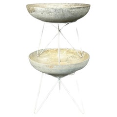 Two Concrete planters designed by Willy Guhl for Ethernit, 1960ies