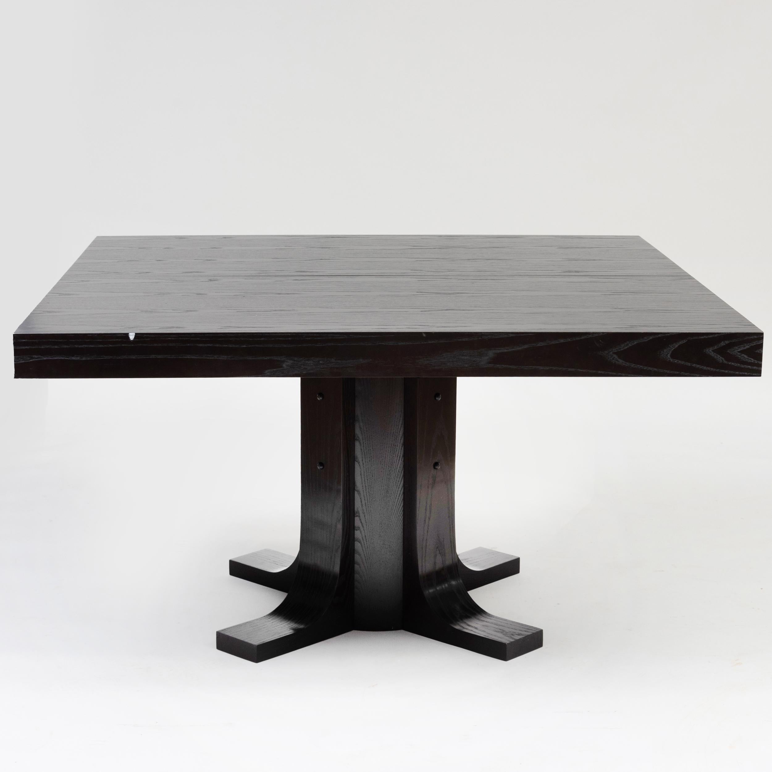 Modern Two Contemporary Ebonized Ash Dining Tables