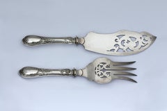 Two Continental Silver Serving Pieces
