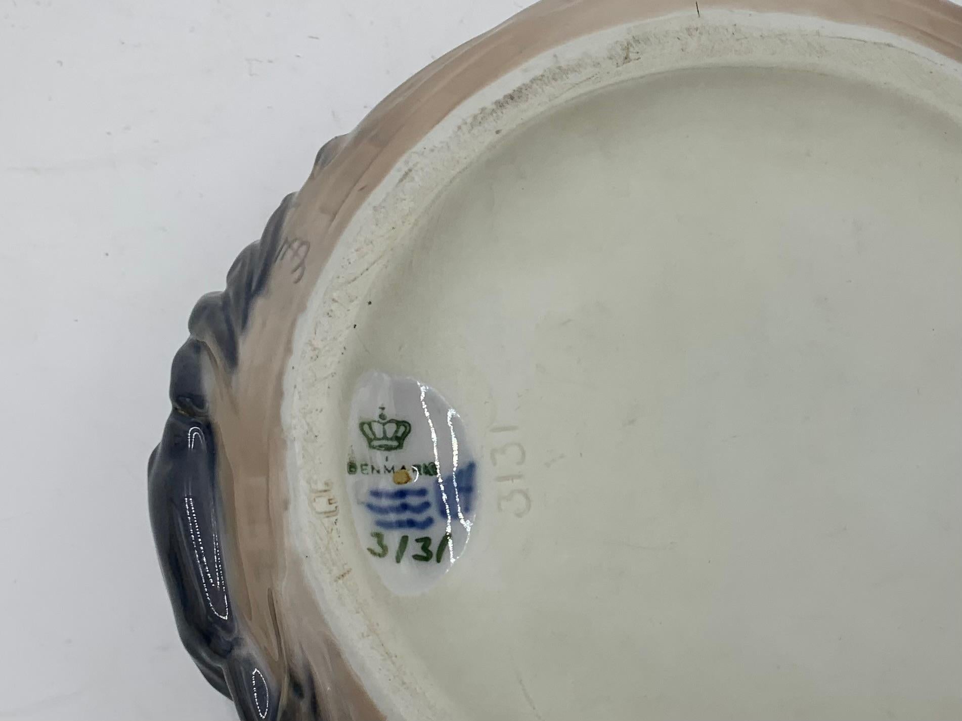 Two Crab Plates, Royal Copenhagen, Denmark, 1950s 1