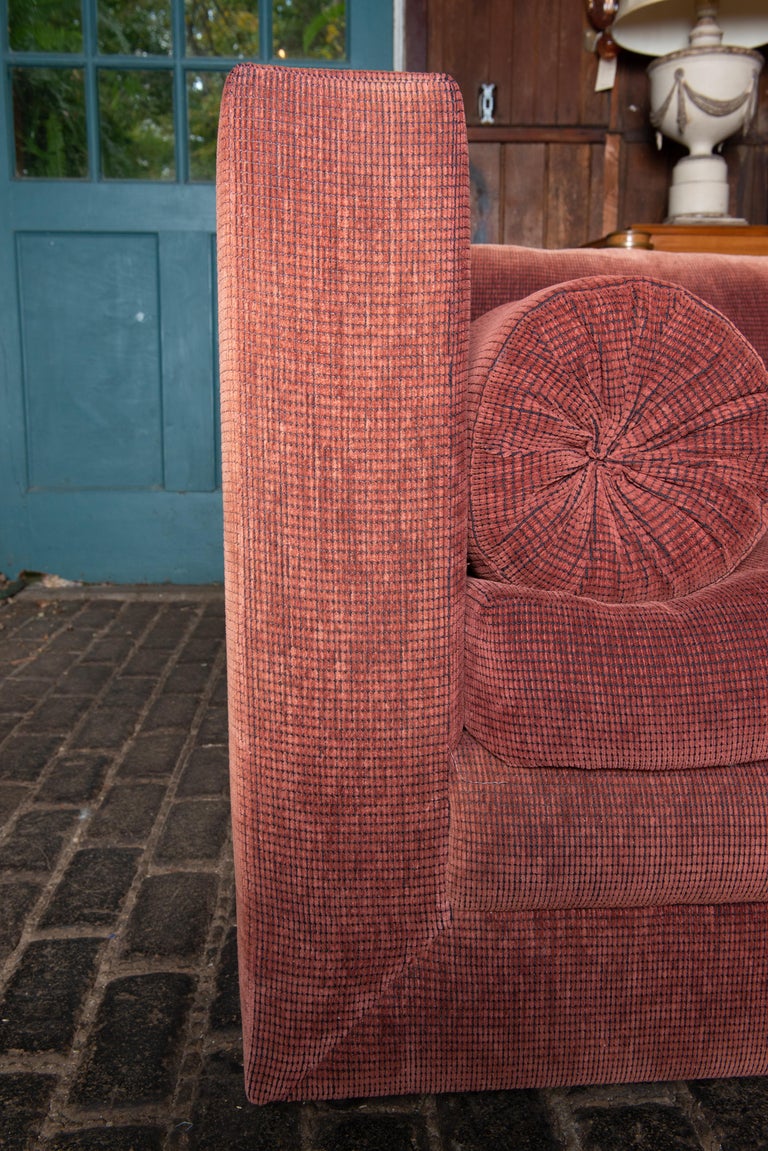 Two Custom Made John Saladino Sofas For Sale at 1stdibs