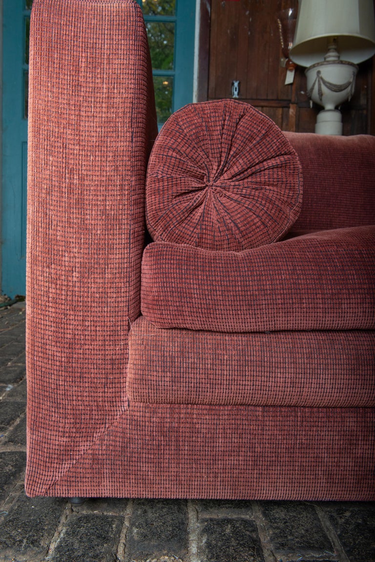 Two Custom Made John Saladino Sofas For Sale at 1stdibs