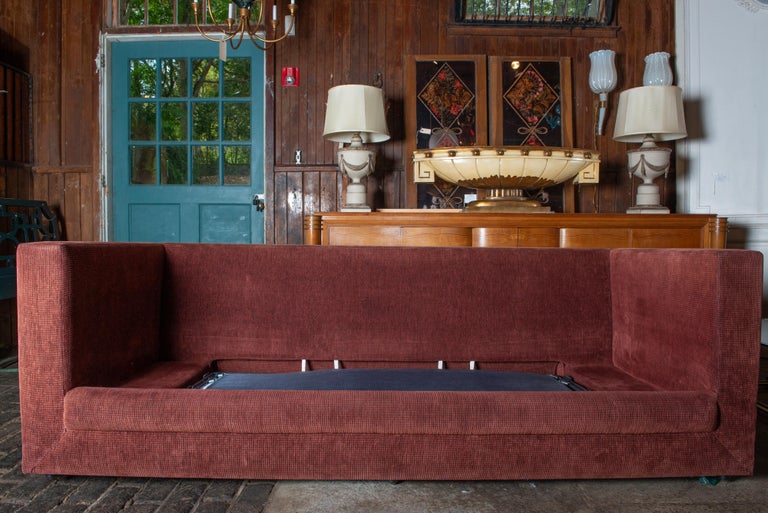 Two Custom Made John Saladino Sofas For Sale at 1stdibs