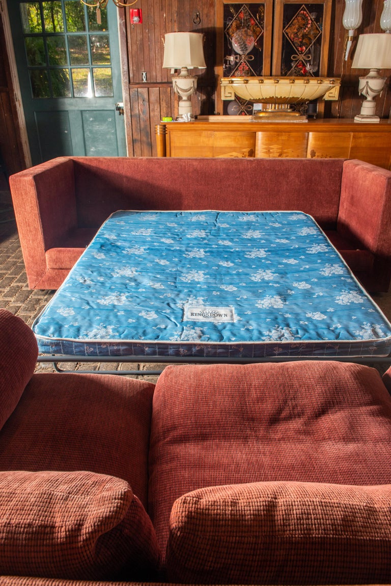 Two Custom Made John Saladino Sofas For Sale at 1stdibs