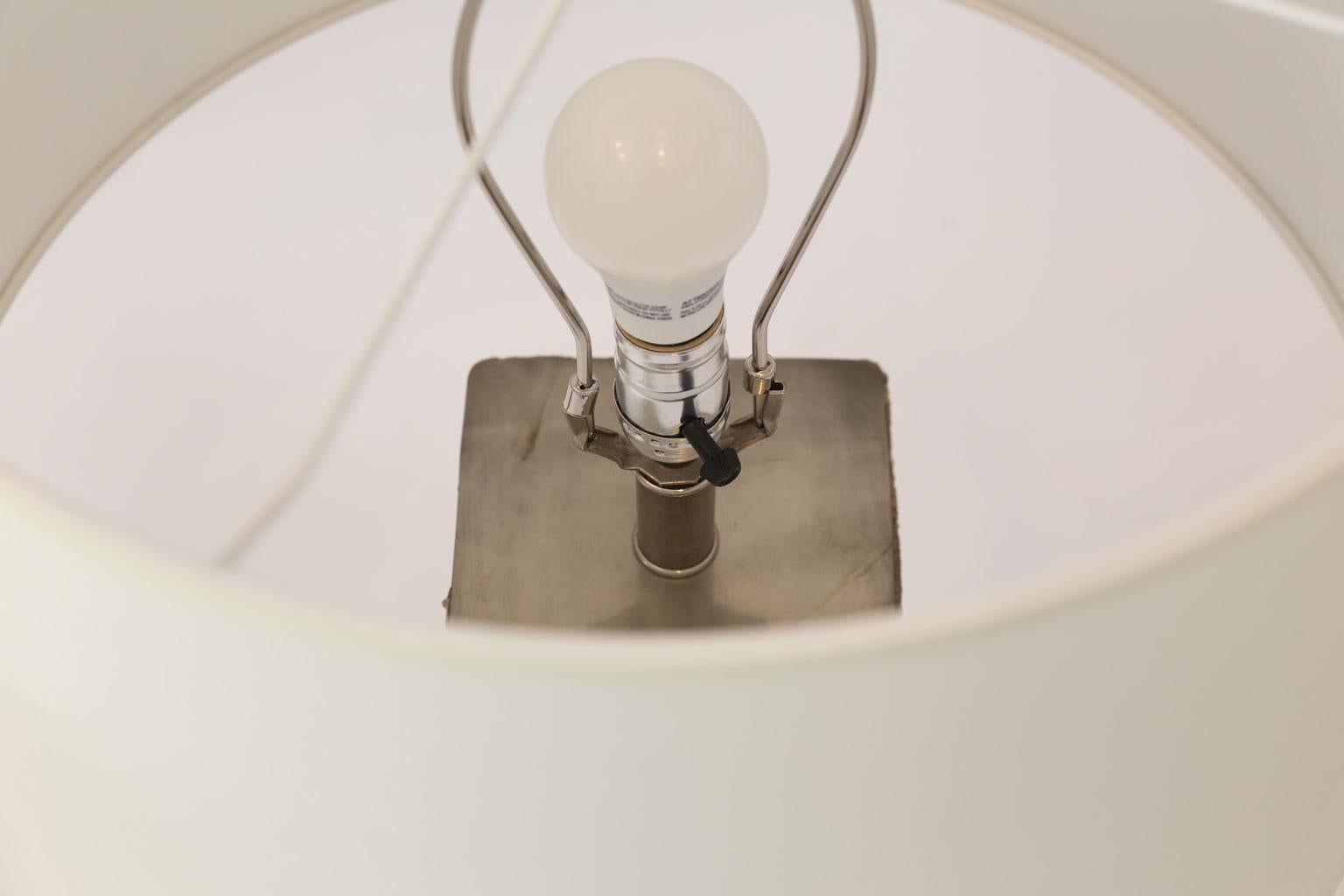 Two Custom Terracotta Lamps 1