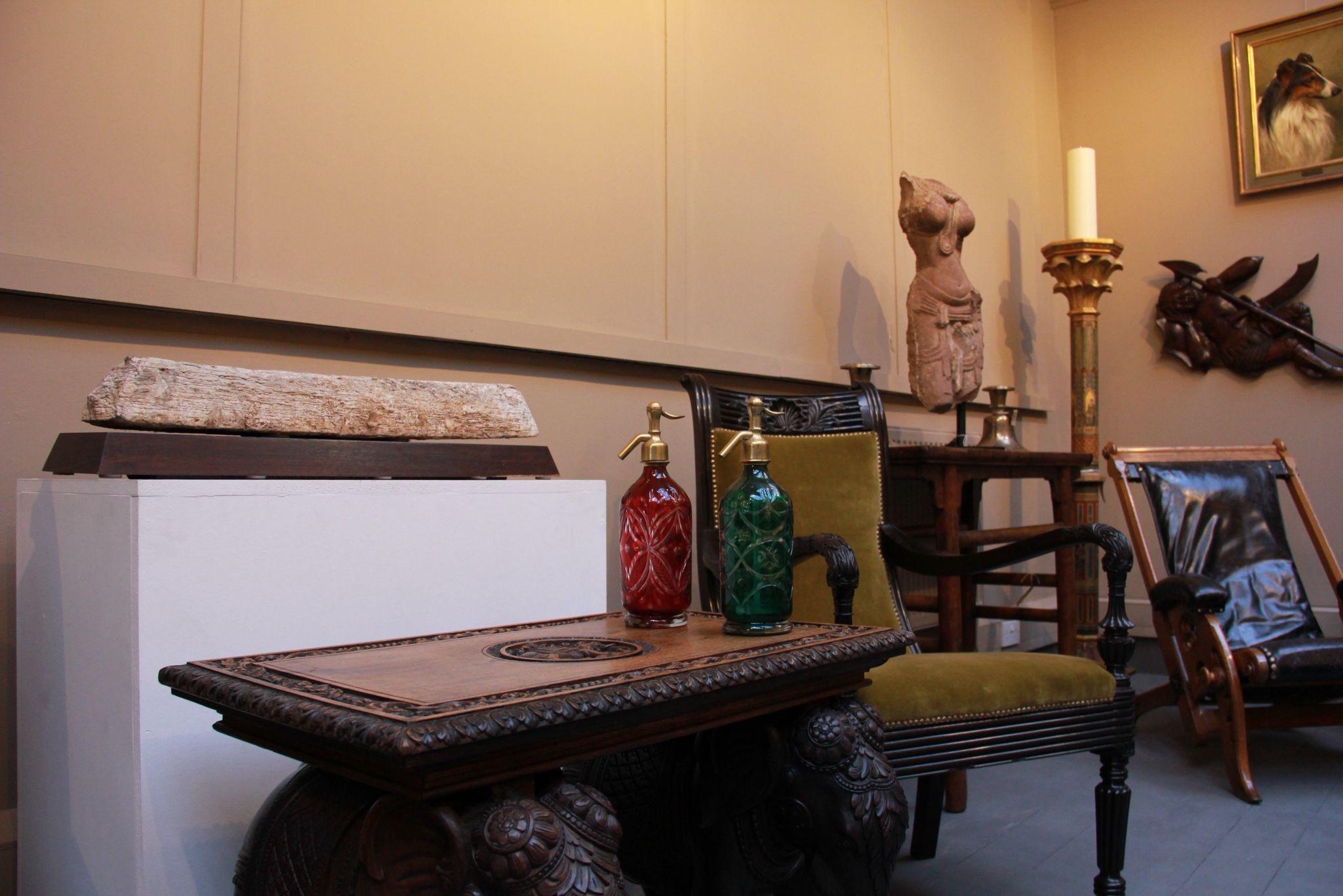 XIXe siècle Deux siphons à soda en verre taillé en vente