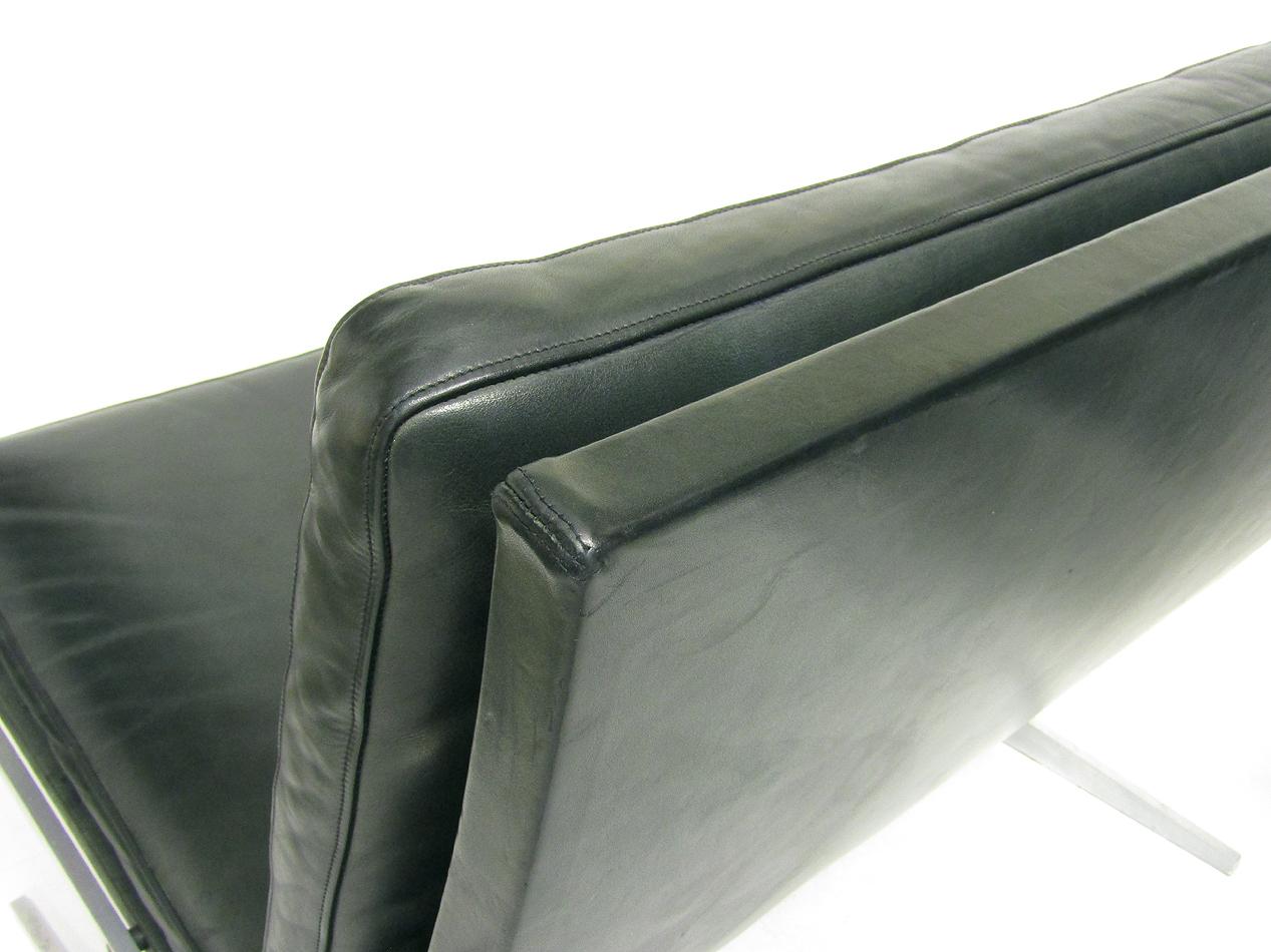 Two Danish BO-561 Chairs in Leather by Preben Fabricius & Jorgen Kastholm For Sale 3