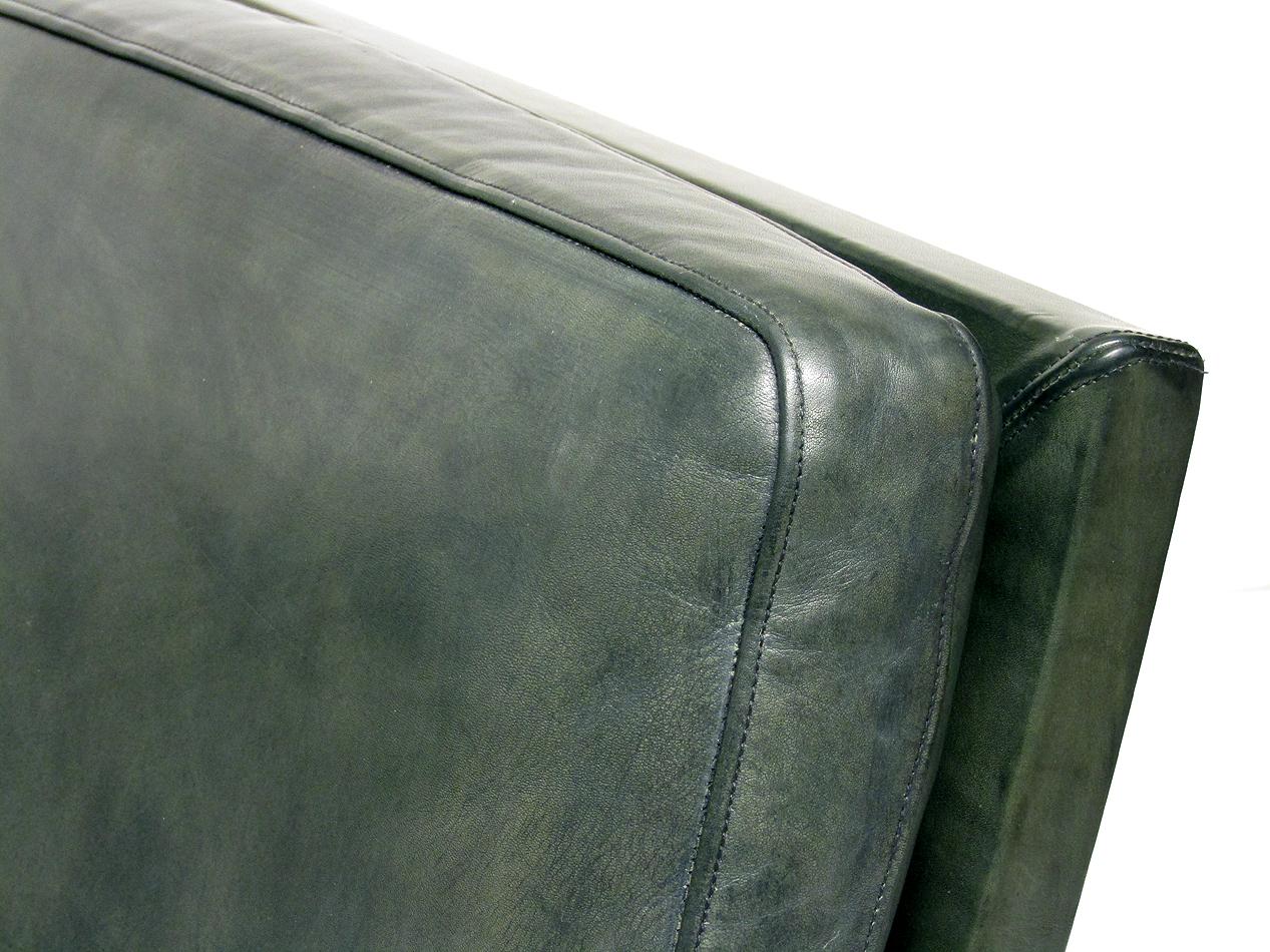 Dos sillas danesas BO-561 de cuero de Preben Fabricius y Jorgen Kastholm siglo XX en venta