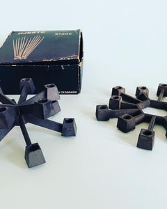 Two Danish Candleholders for Paro, 1960s, Jens Quistgaard, Paro Design