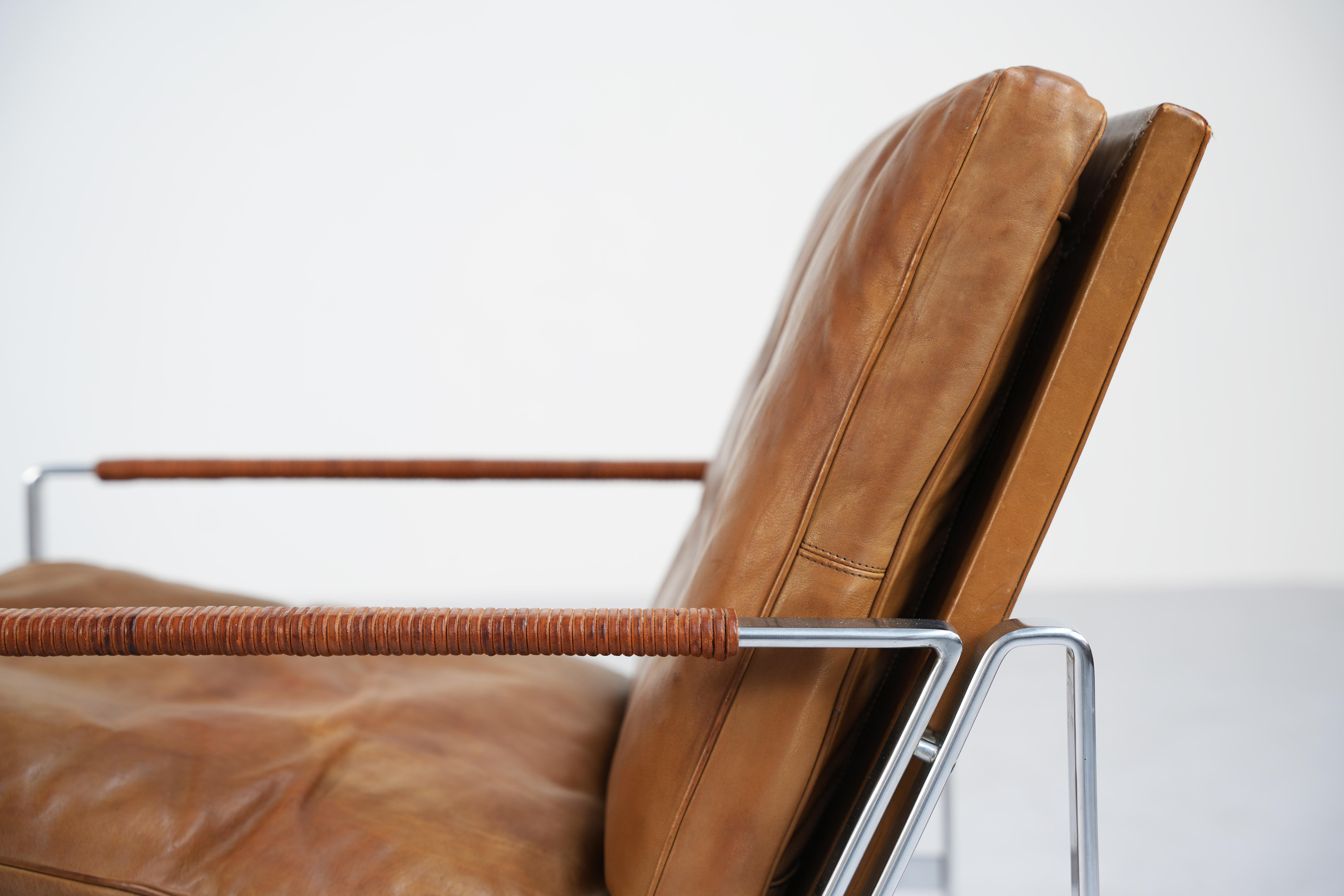 Acier Deux fauteuils de salon danois 6720 de Fabricius & Kastholm pour Kill International en vente