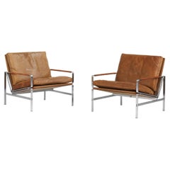 Two Danish Lounge Chairs 6720 by Fabricius & Kastholm for Kill International