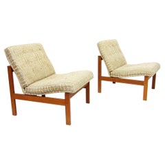 Two Danish Lounge Chairs by Ole Knudsen for France & Son
