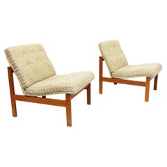 Vintage Two Danish Lounge Chairs by Ole Knudsen for France & Son