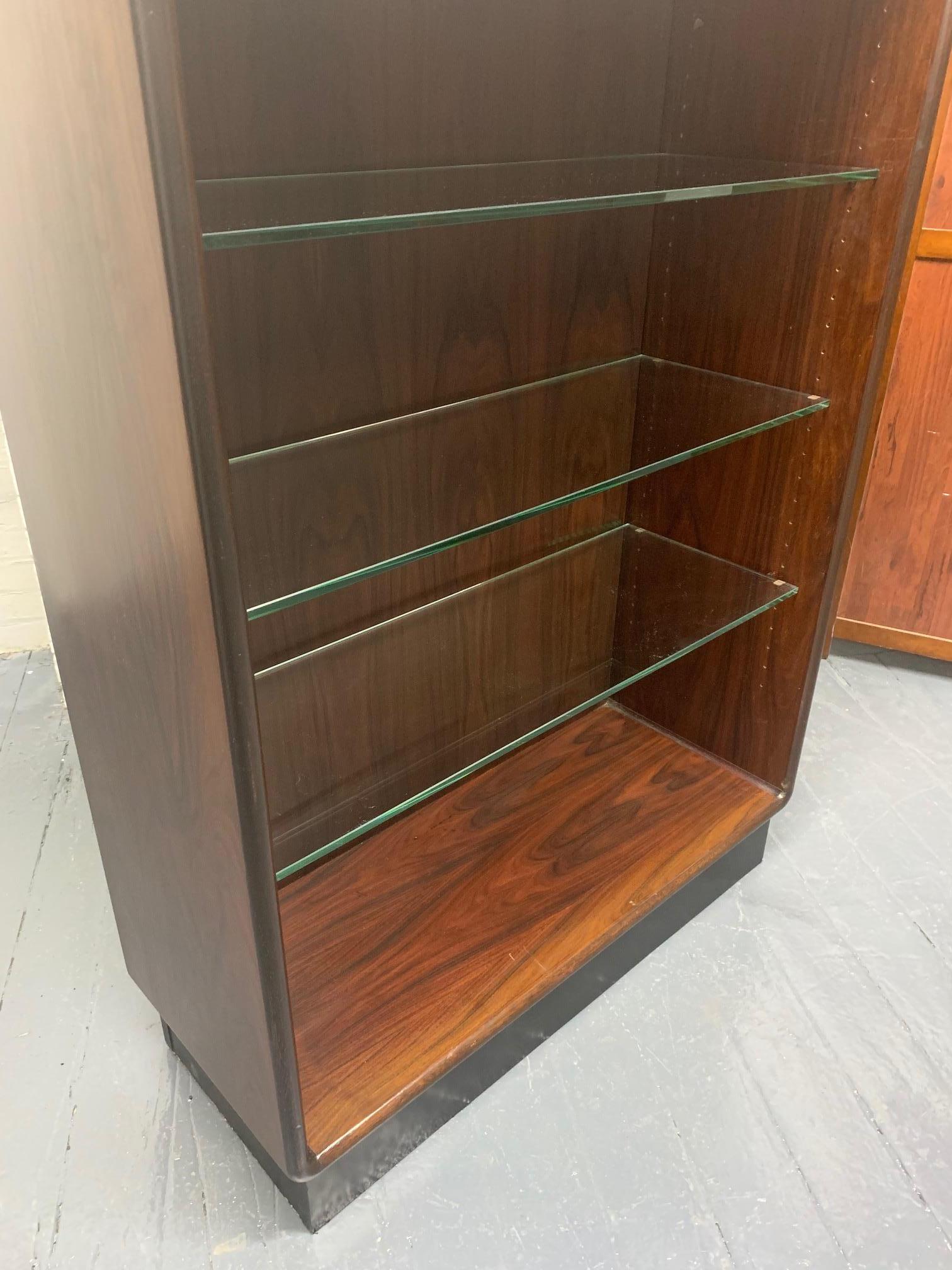 Two Danish Modern Rosewood Bookcases In Good Condition In New York, NY