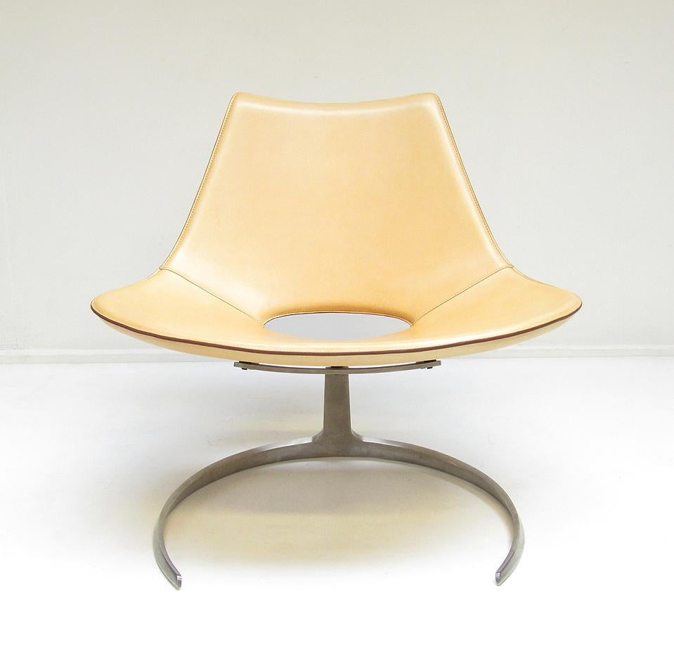 Two Danish Scimitar Chairs by Preben Fabricius & Jørgen Kastholm for Bo-Ex For Sale 8
