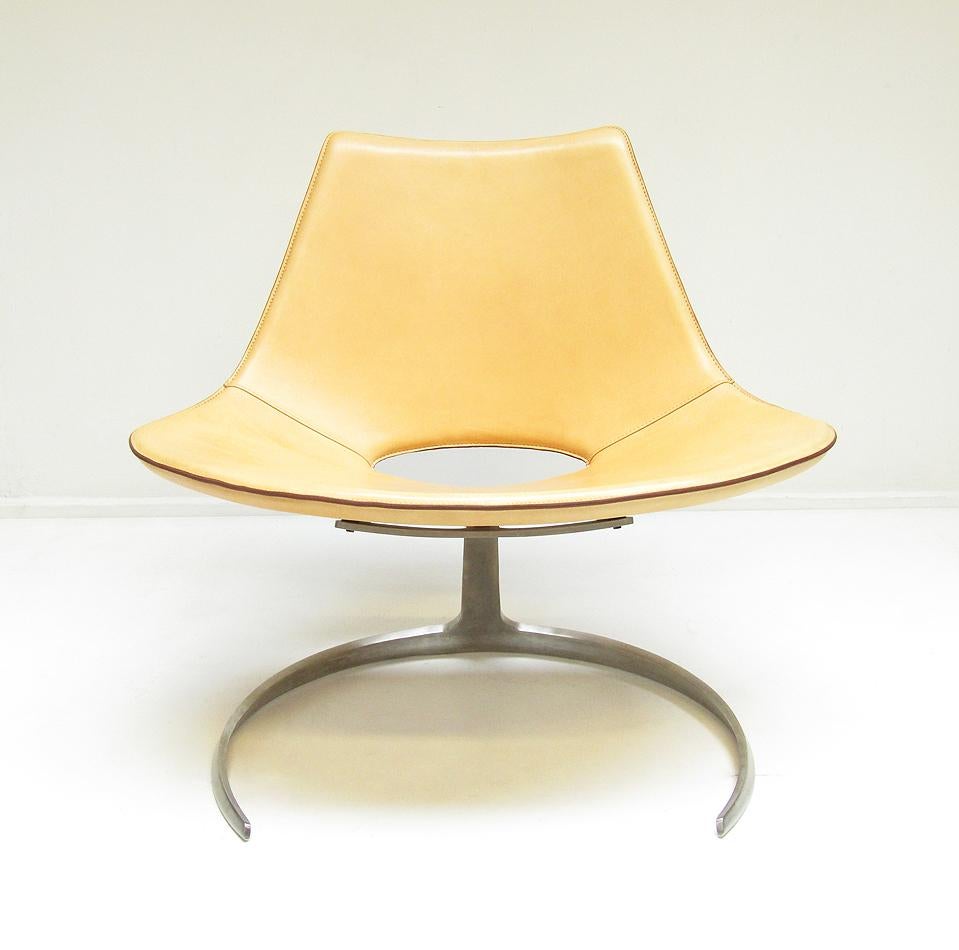 Two Danish Scimitar Chairs by Preben Fabricius & Jørgen Kastholm for Bo-Ex For Sale 3