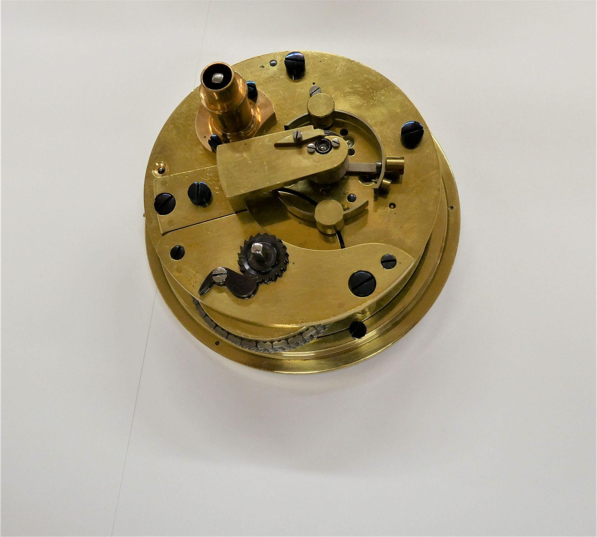Zwei-Tage-Marinechronometer von John Bliss, New York. Nr. 3068 im Angebot 4