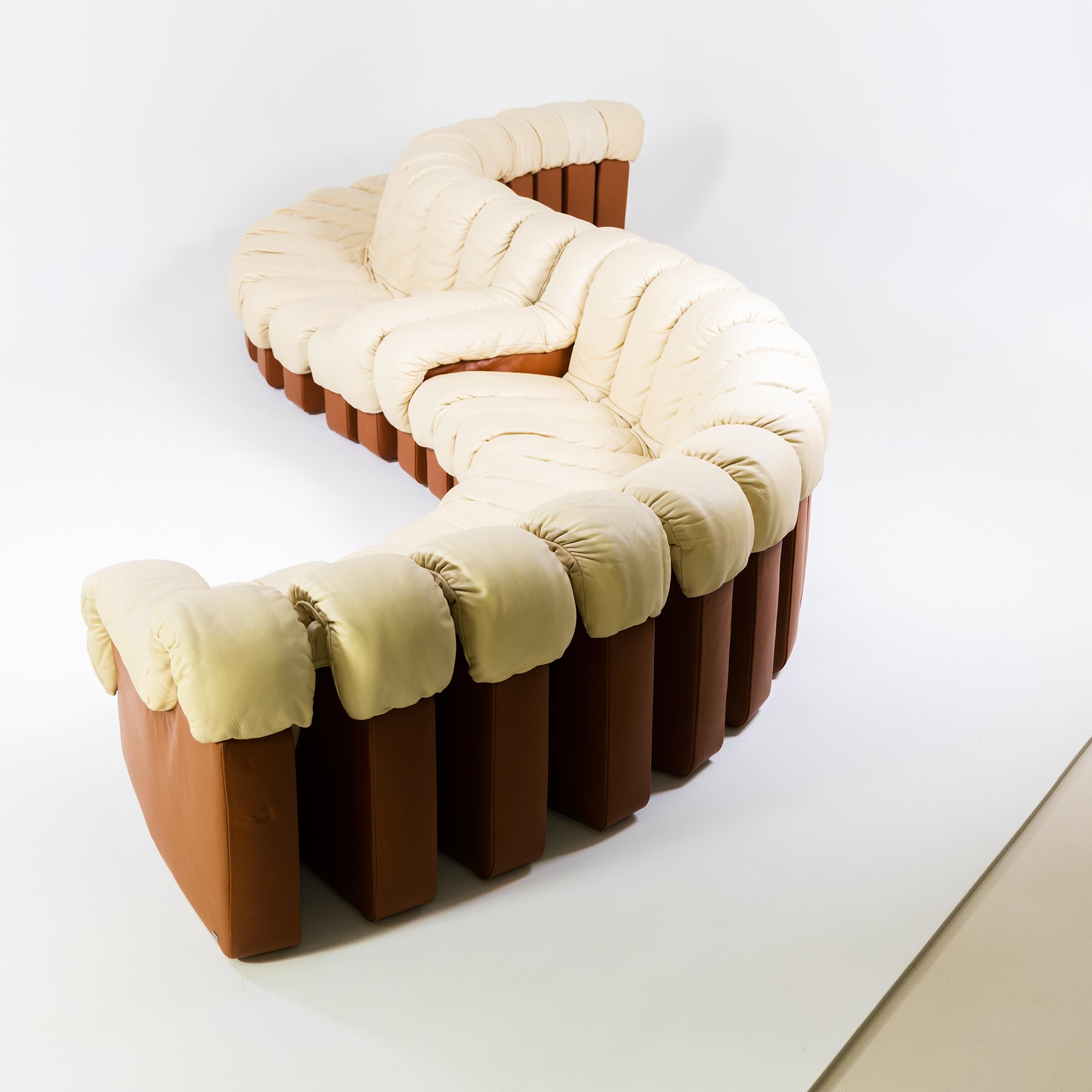 Two De Sede Leather Sofas, Model 