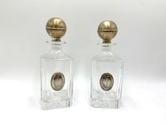 Two Decanters for Whiskey and Cognac, Italy, 1980s
