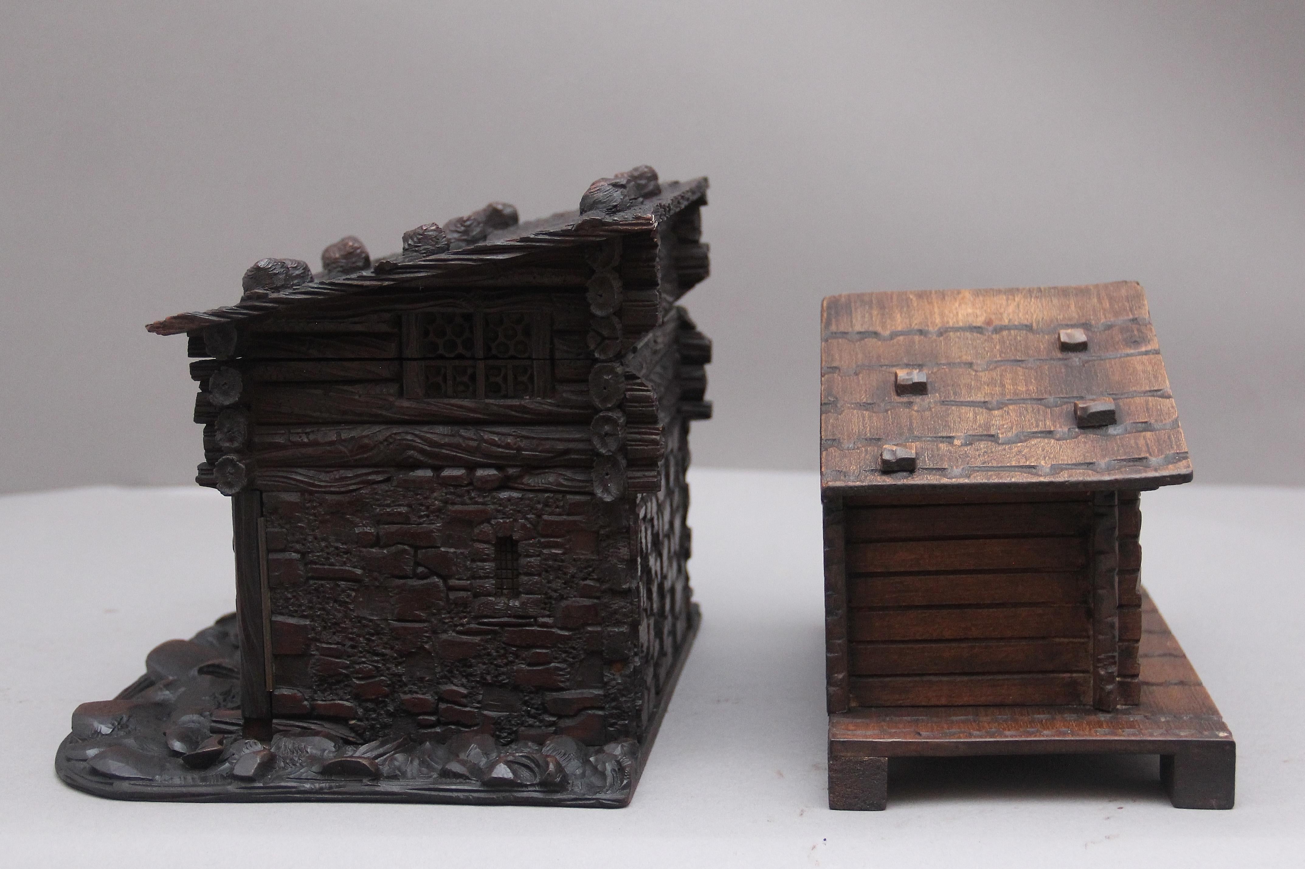 Two Decorative 19th Century Black Forest Cottages 2