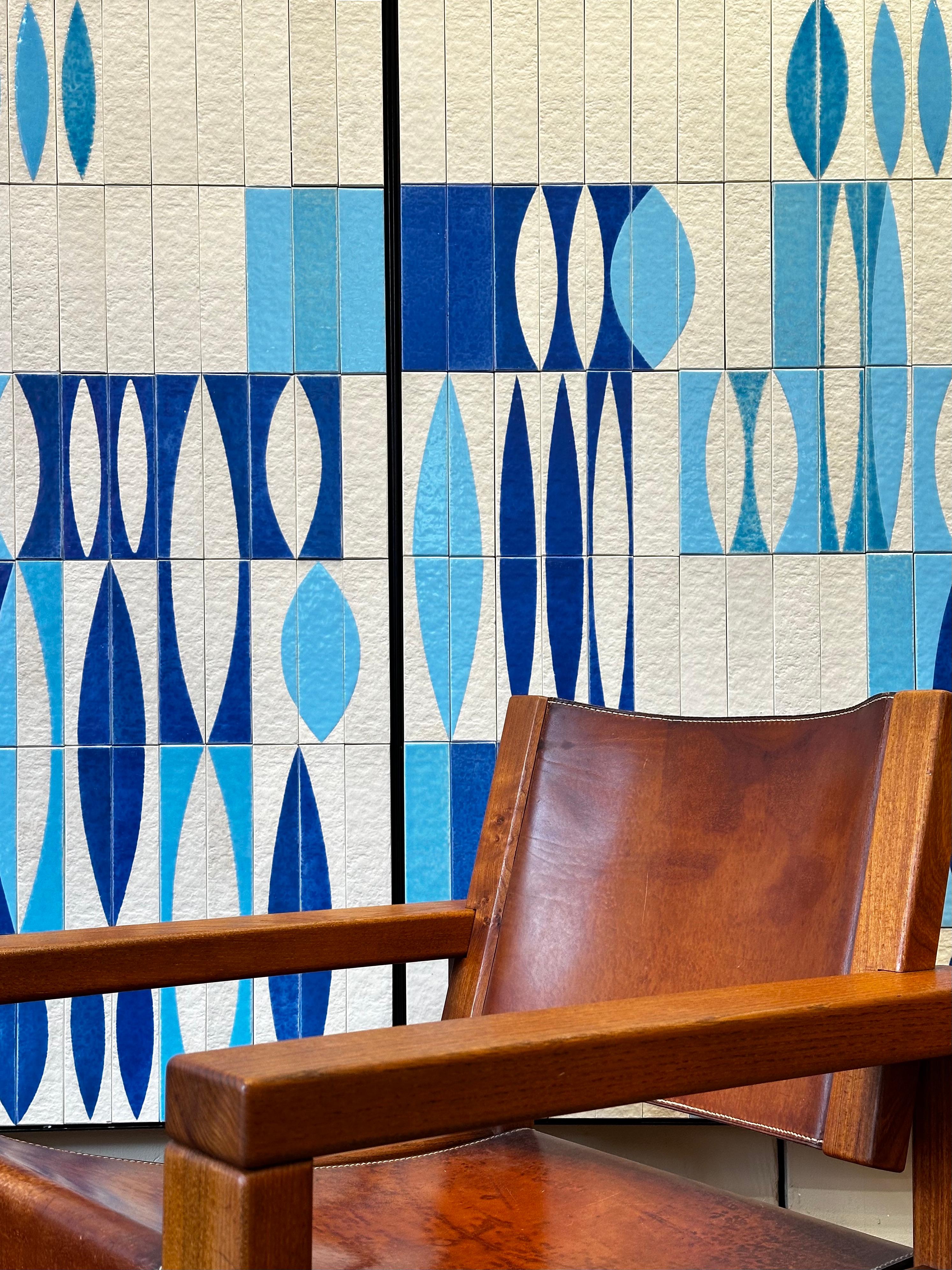 Zwei dekorative Tafeln, Roger Capron, Vallauris um 1960 (Französisch) im Angebot