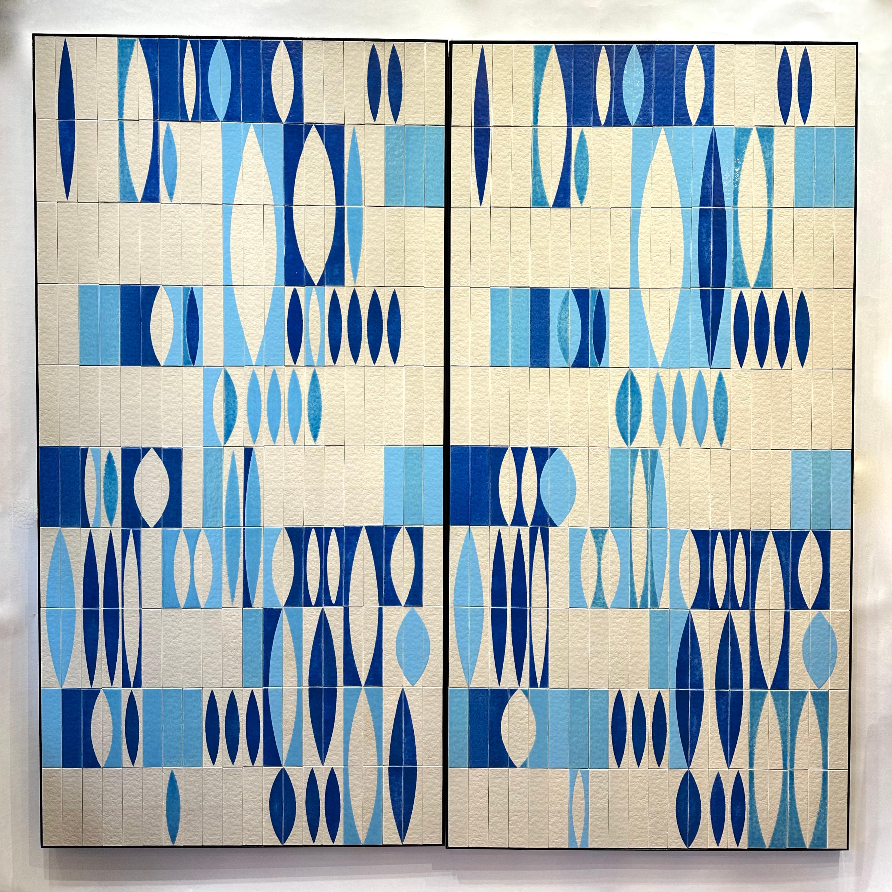 Zwei dekorative Tafeln, Roger Capron, Vallauris um 1960 (Glasiert) im Angebot