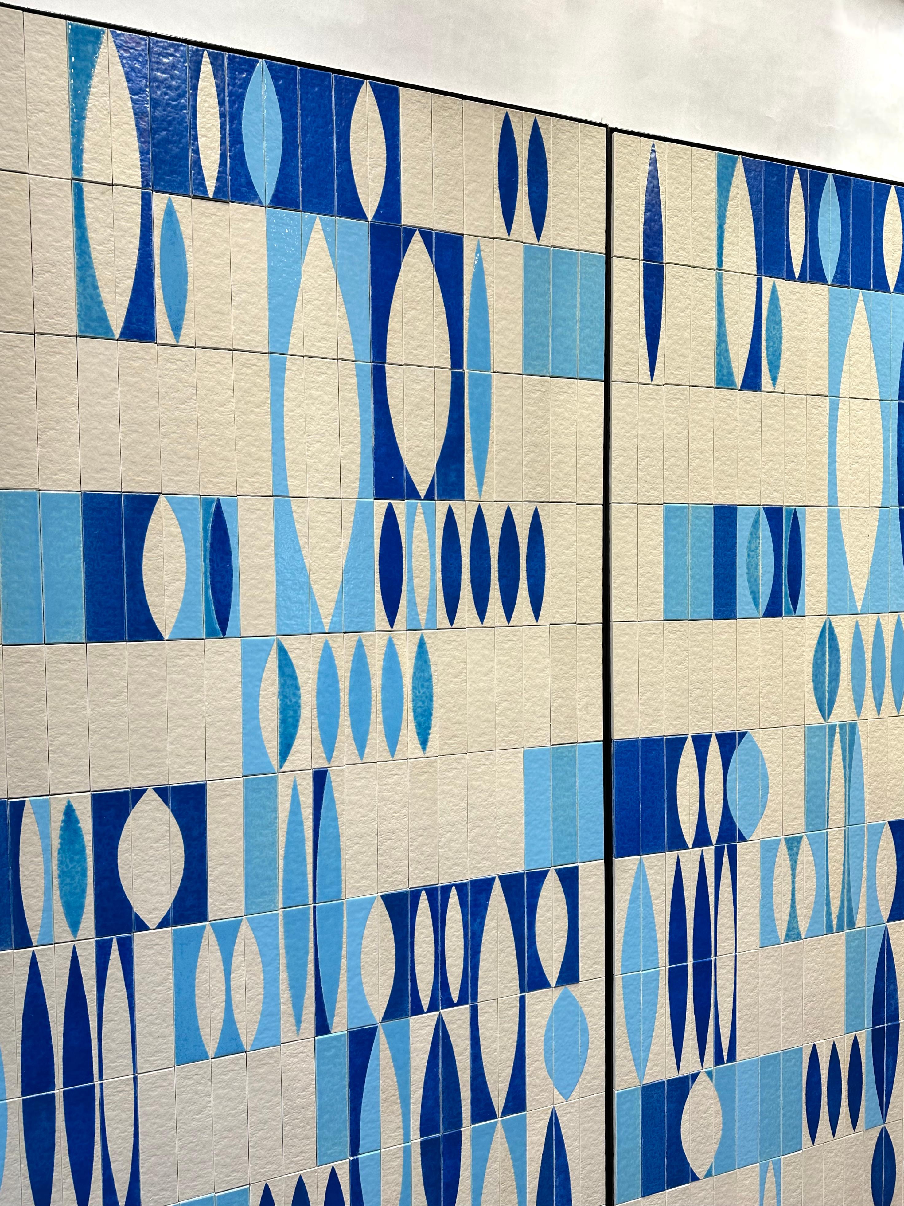 Zwei dekorative Tafeln, Roger Capron, Vallauris um 1960 (Keramik) im Angebot