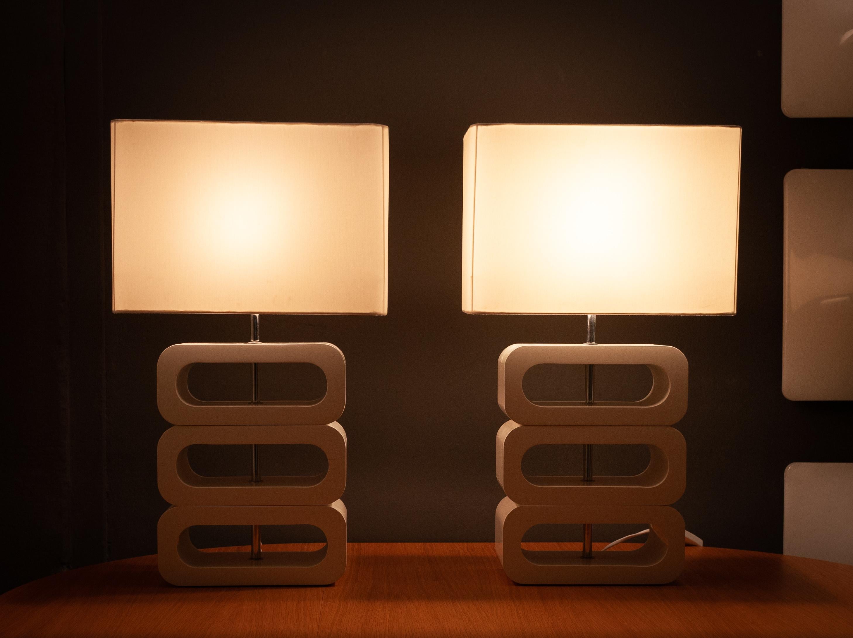 Modern Two Design Table Lights Jan des Bouvrie