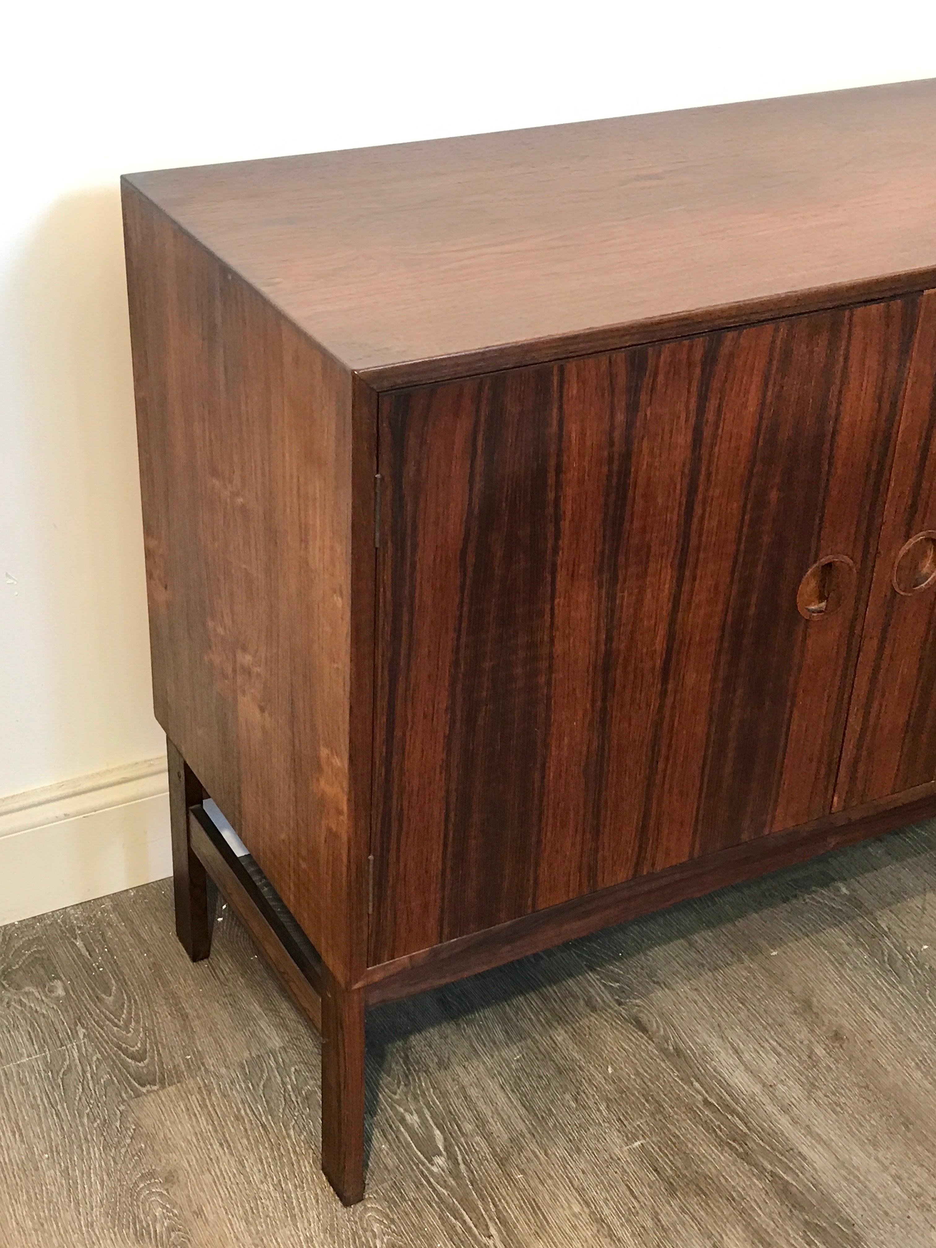 Two Diminutive Rosewood Credenza by Ib Kofod-Larsen for Faarup Møbelfabrik 2