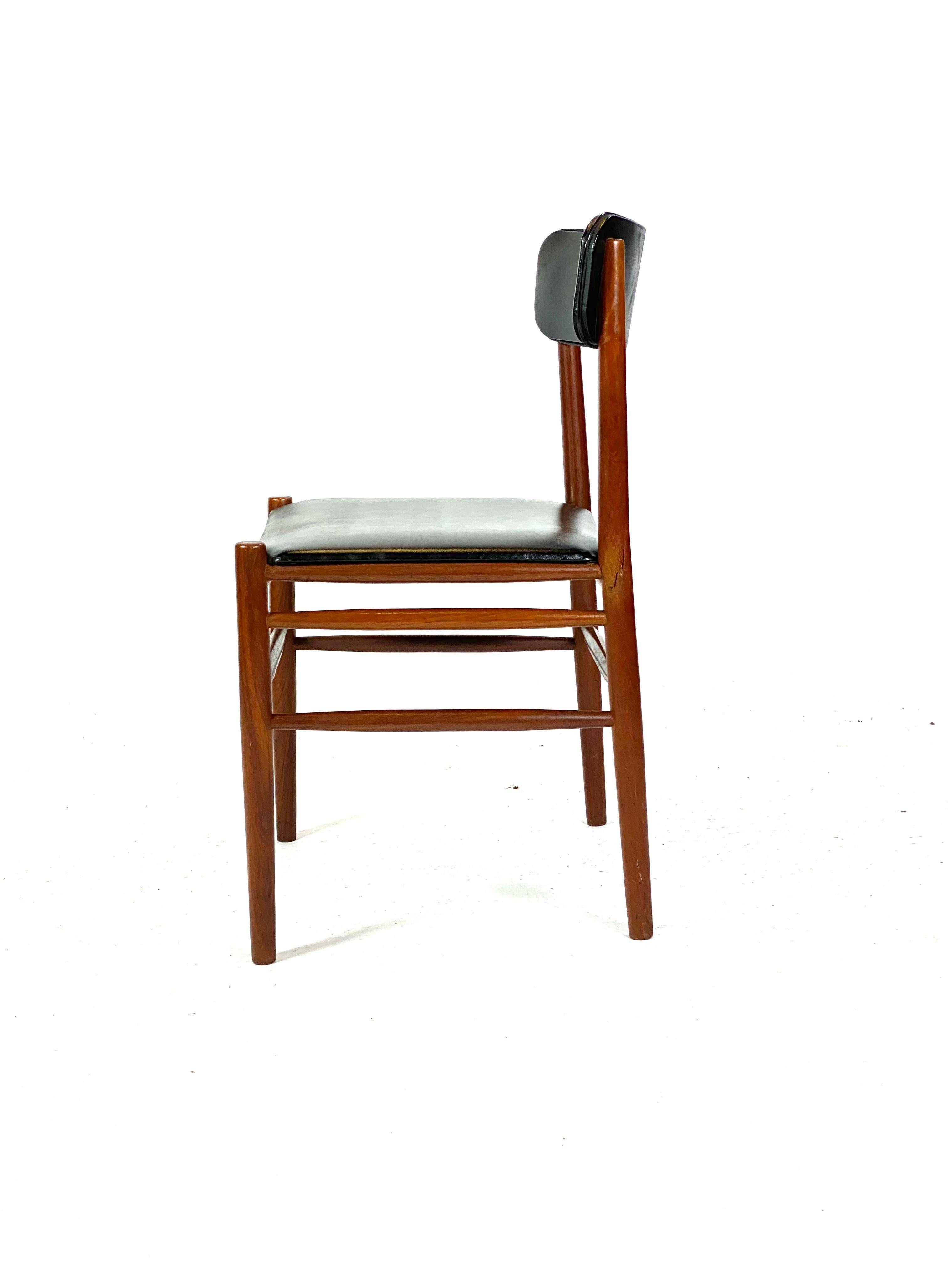 Two Dining Room Chairs in Teak of Danish Design, 1960s In Good Condition In Lejre, DK
