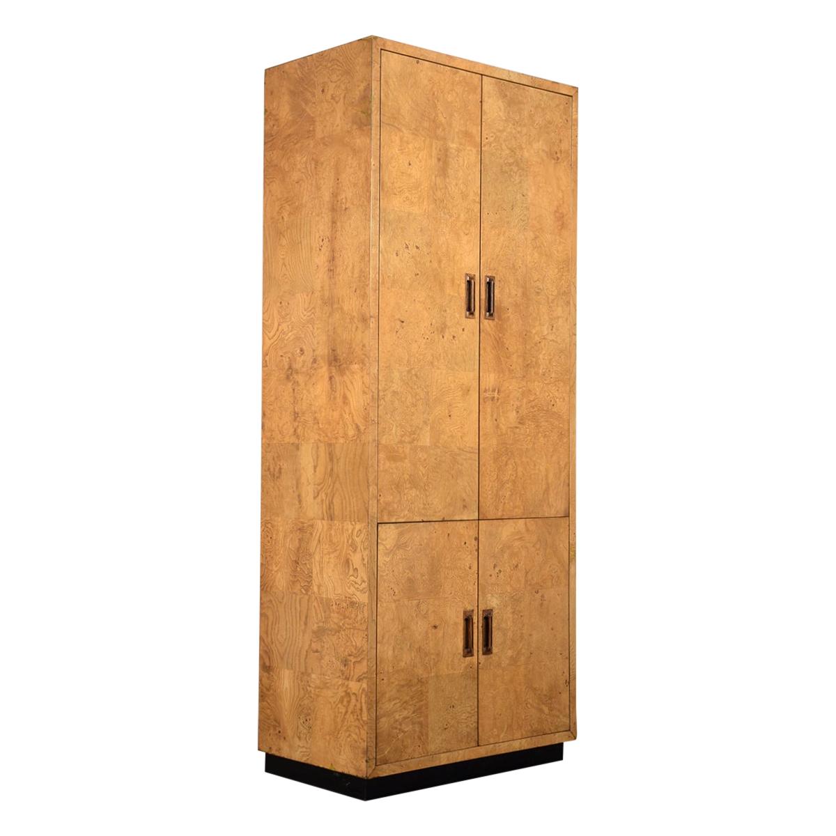 Vintage Burled Wardrobe by Henredon