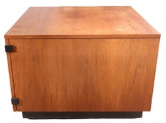 Two Door Cabinet End Side Table by Adrian Pearsall