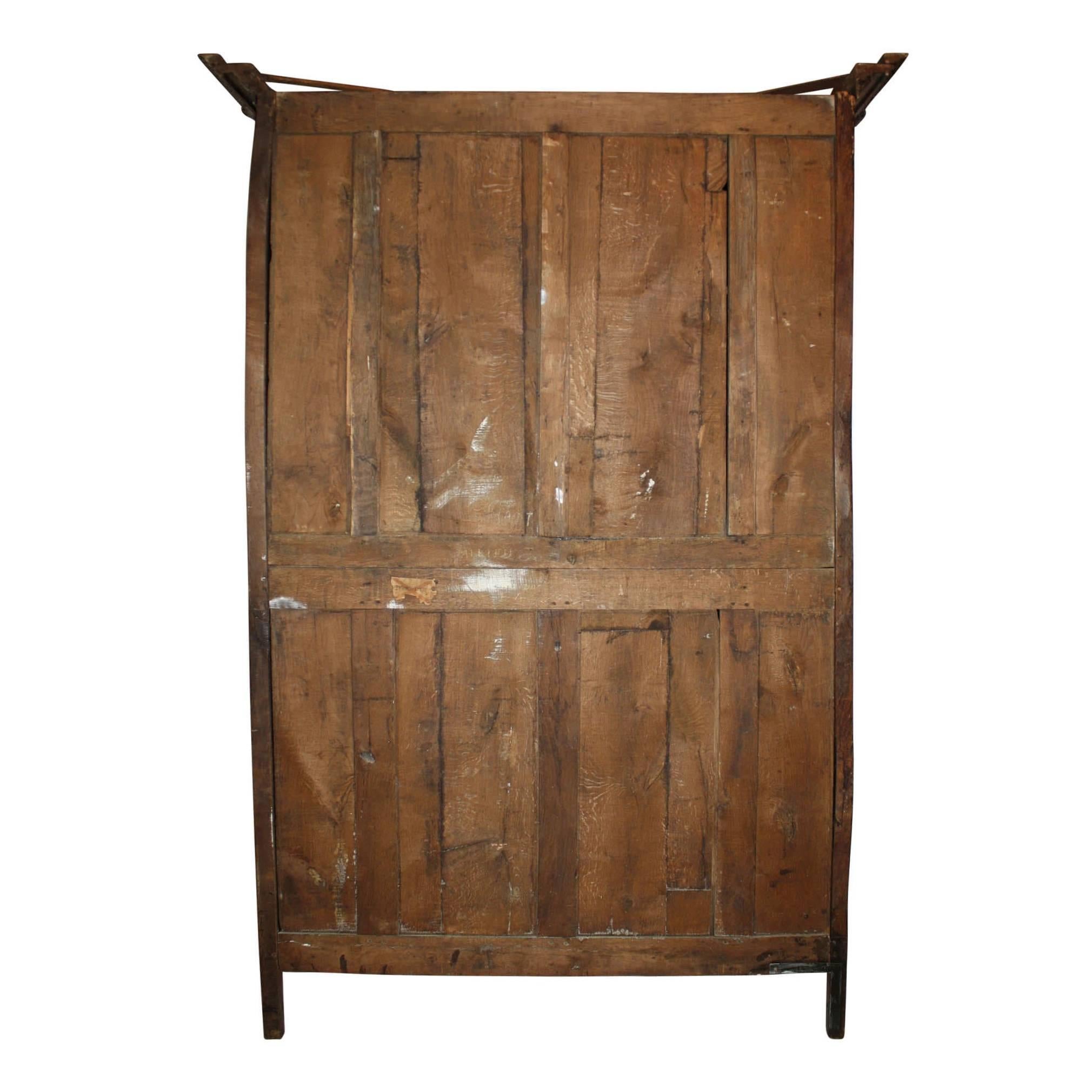 Two Door French Wedding Armoire/Wardrobe, circa 1880 For Sale 3