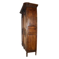 Two Door French Wedding Armoire/Wardrobe, circa 1880