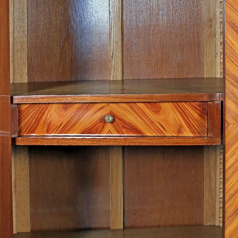 Wood Two-Door Louis XV Kingwood Armoire