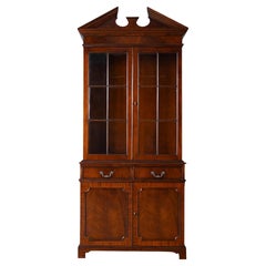 Two Door Mahogany China Closet