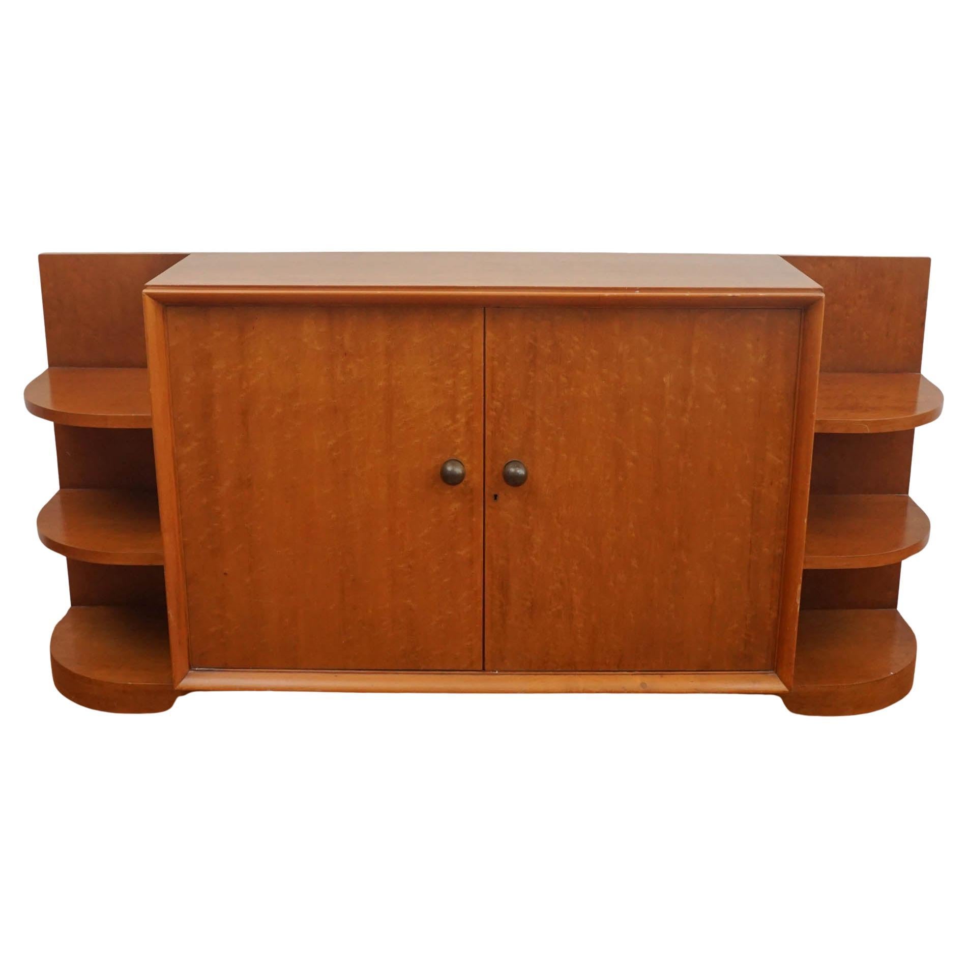 Two Door Maple Buffet For Sale