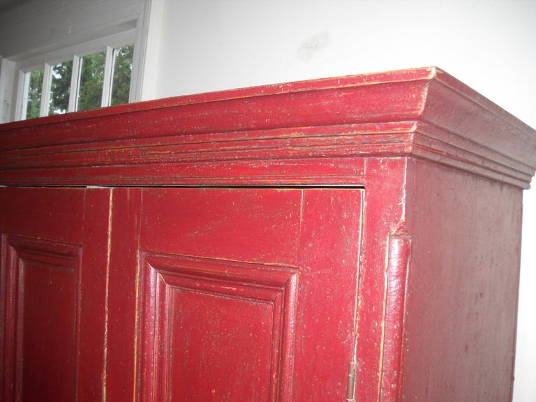 TwoDoor Painted Canadian Armoire at 1stDibs