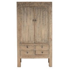 Two Door Reclaimed Elm Armoire