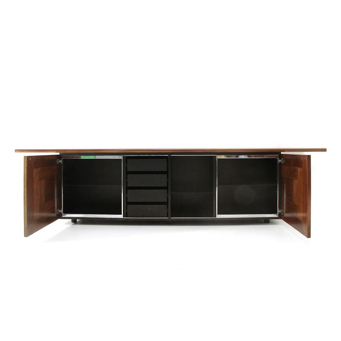 Two-Door “Sheraton” Sideboard by Giotto Stoppino and Lodovico Acerbis for Acerbi In Good Condition In Savona, IT