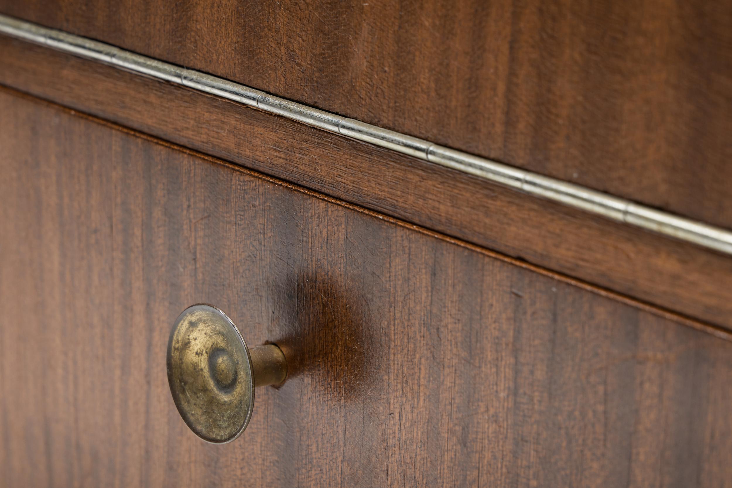 Two-Doors Cabinet in Modernist Style by John Van Zeeland, Belgium, 1933 For Sale 4