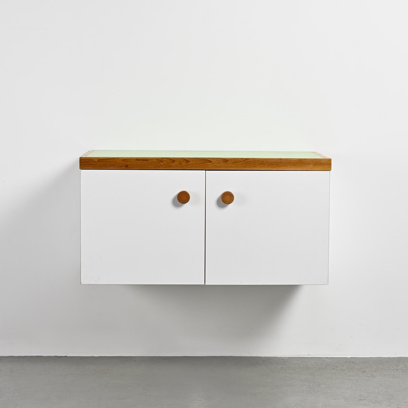 Mid-Century Modern Two-doors Sideboard from Les Arcs by Charlotte Perriand