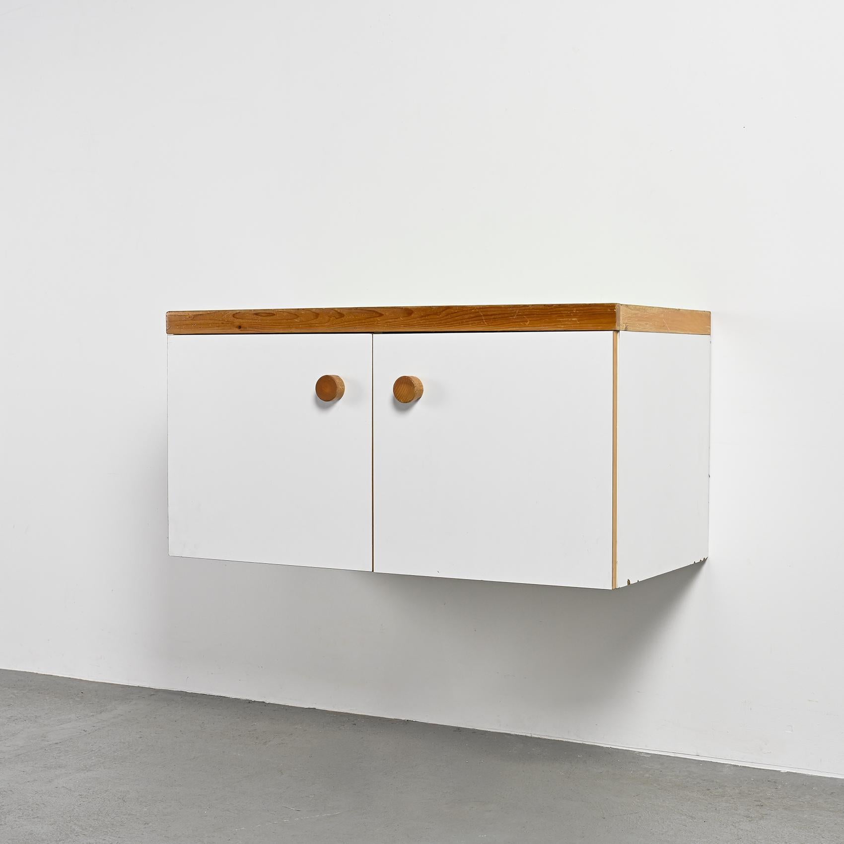 French Two-doors Sideboard from Les Arcs by Charlotte Perriand