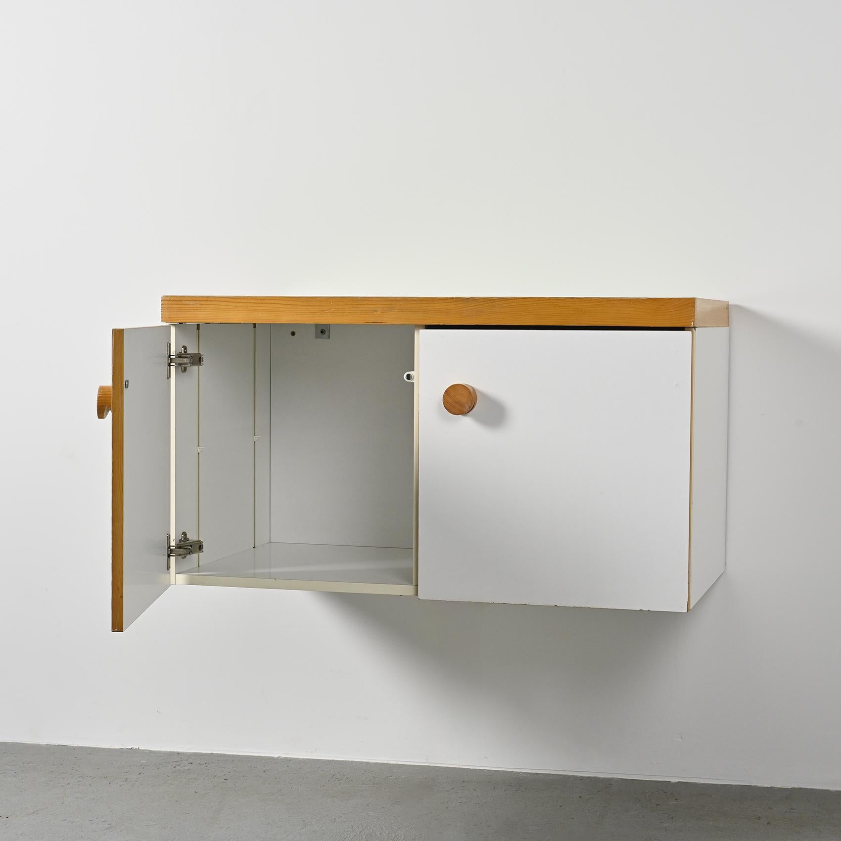 20th Century Two-doors Sideboard from Les Arcs by Charlotte Perriand For Sale