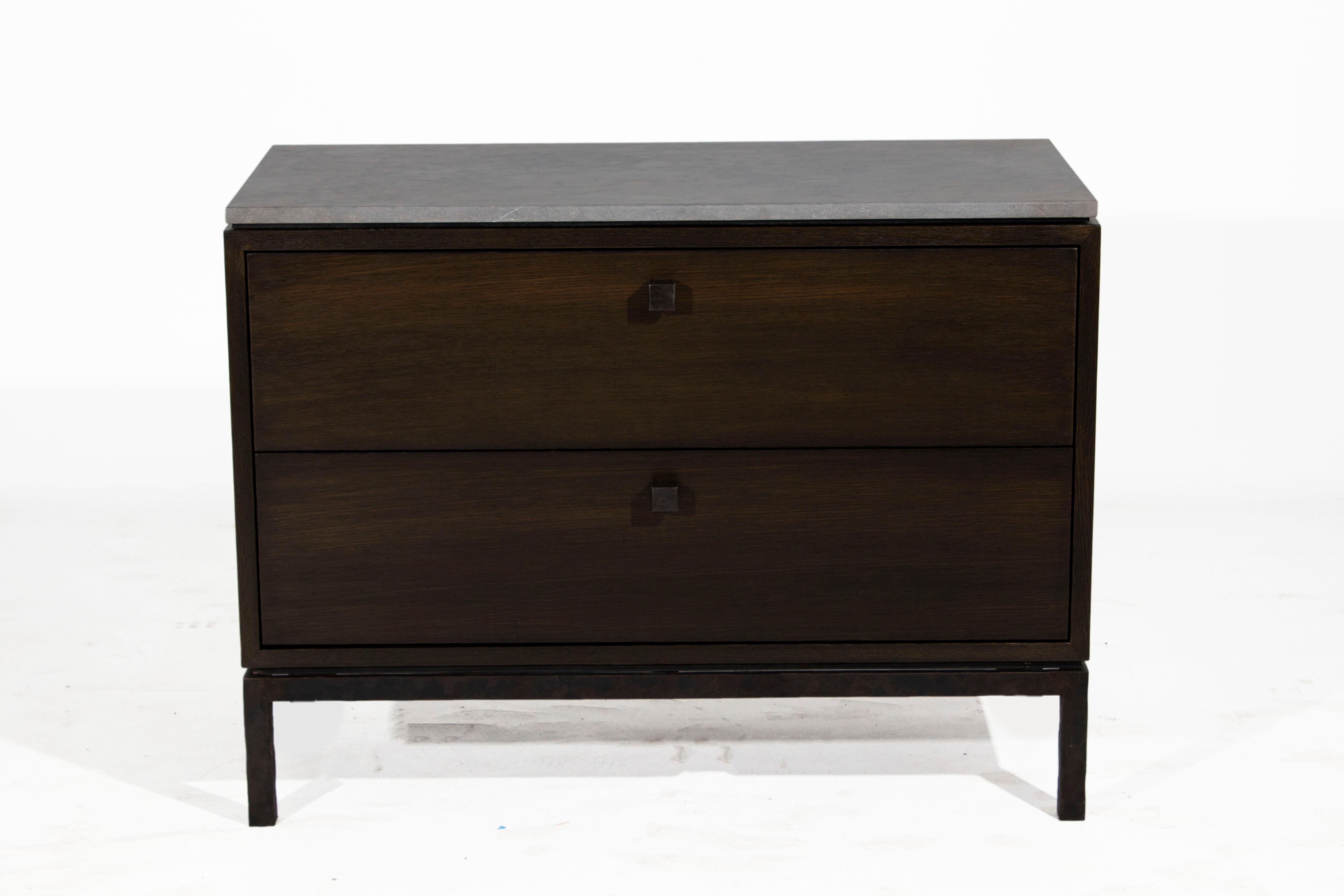 Modern Two-Drawer Bedside Tables For Sale