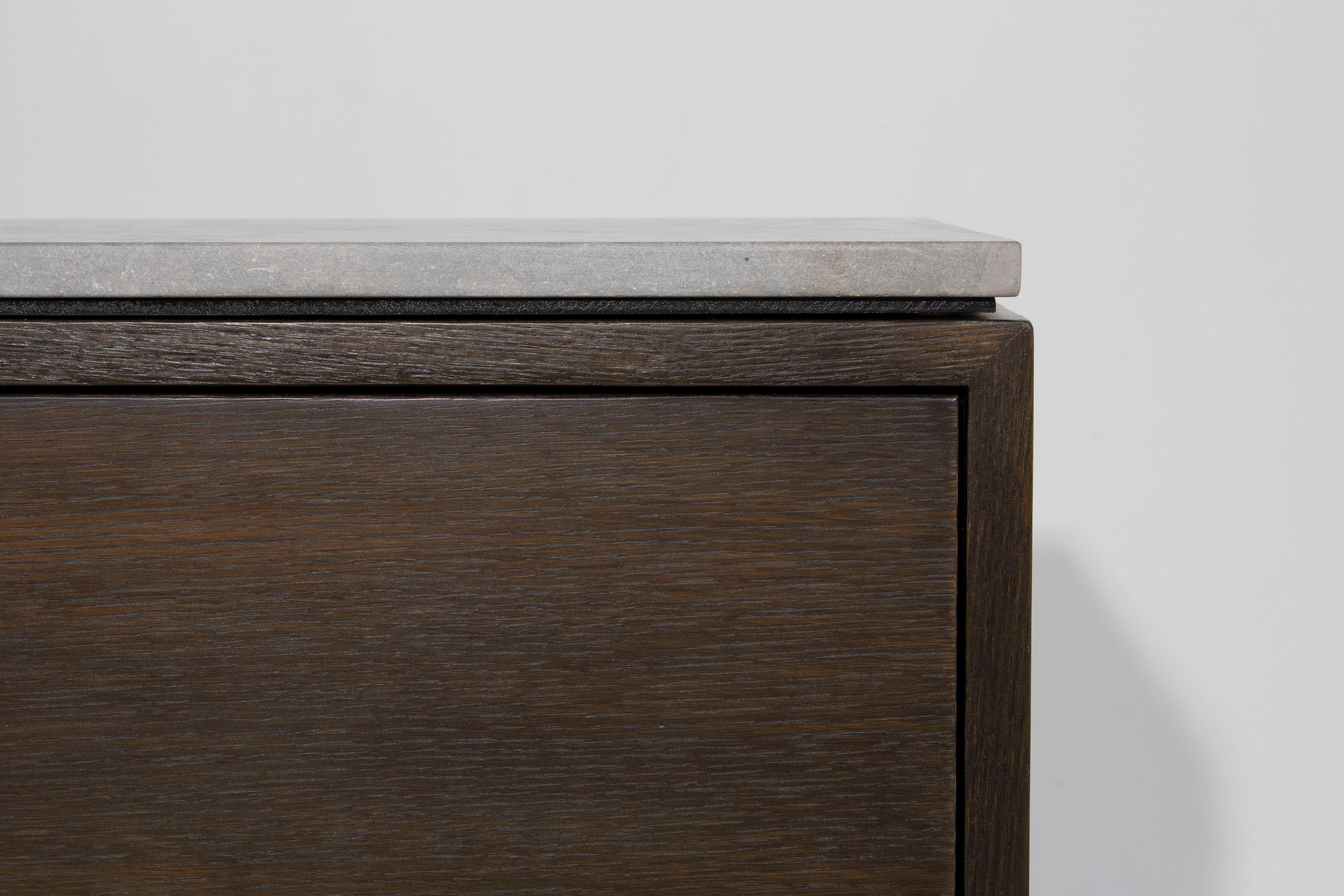 Contemporary Two-Drawer Bedside Tables For Sale