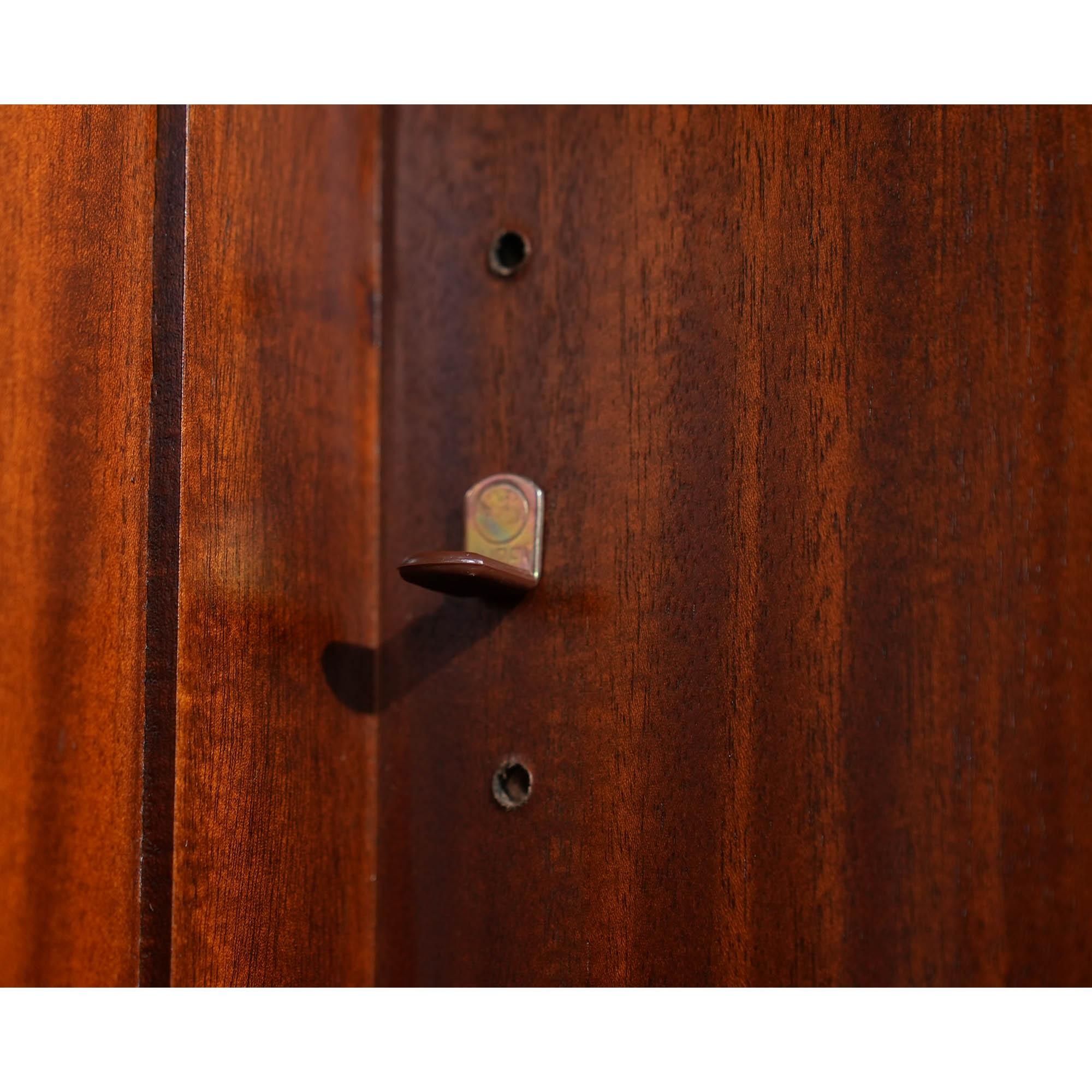 Mahogany Two Drawer Bookcase For Sale