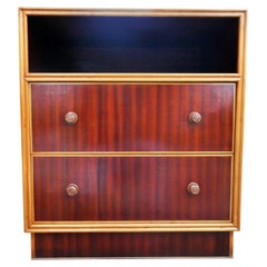 Two-drawer cabinet attributed to Osvaldo Borsani.