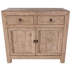 Two Drawer Cabinet Reclaimed Bleach Elm