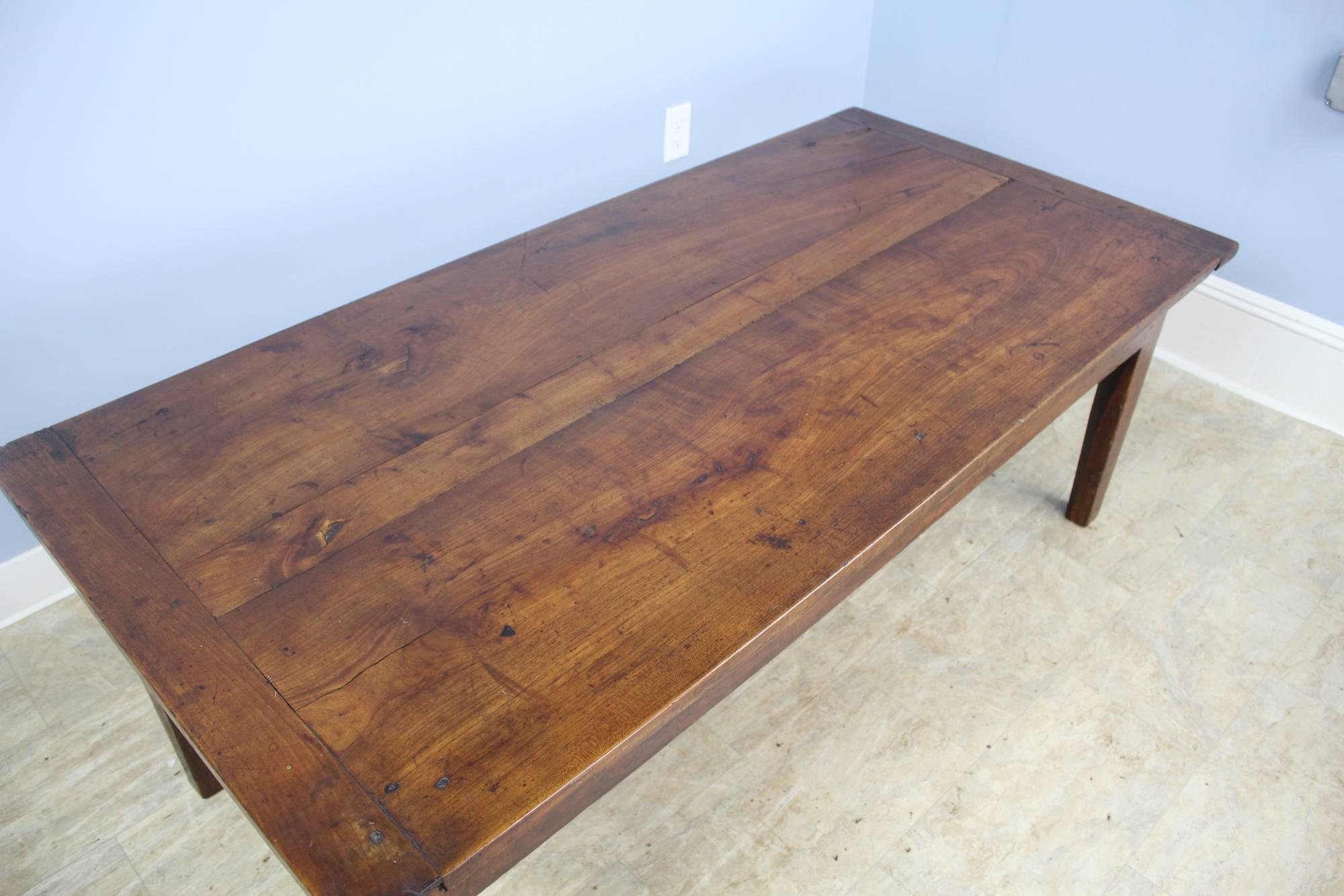 Two-Drawer Cherry Coffee Table In Good Condition In Port Chester, NY